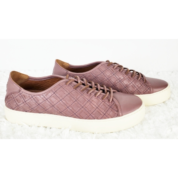 Frye lilac Lena woven Leather sneakers size 10M - Picture 4 of 8